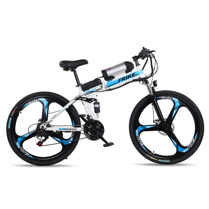 Folding Full Suspension Mountain One Piece Wheels Electric Bike FD02