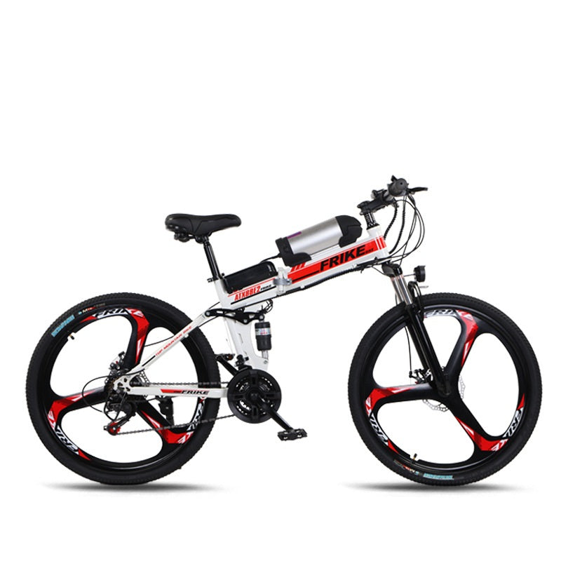 Folding Full Suspension Mountain One Piece Wheels Electric Bike FD02