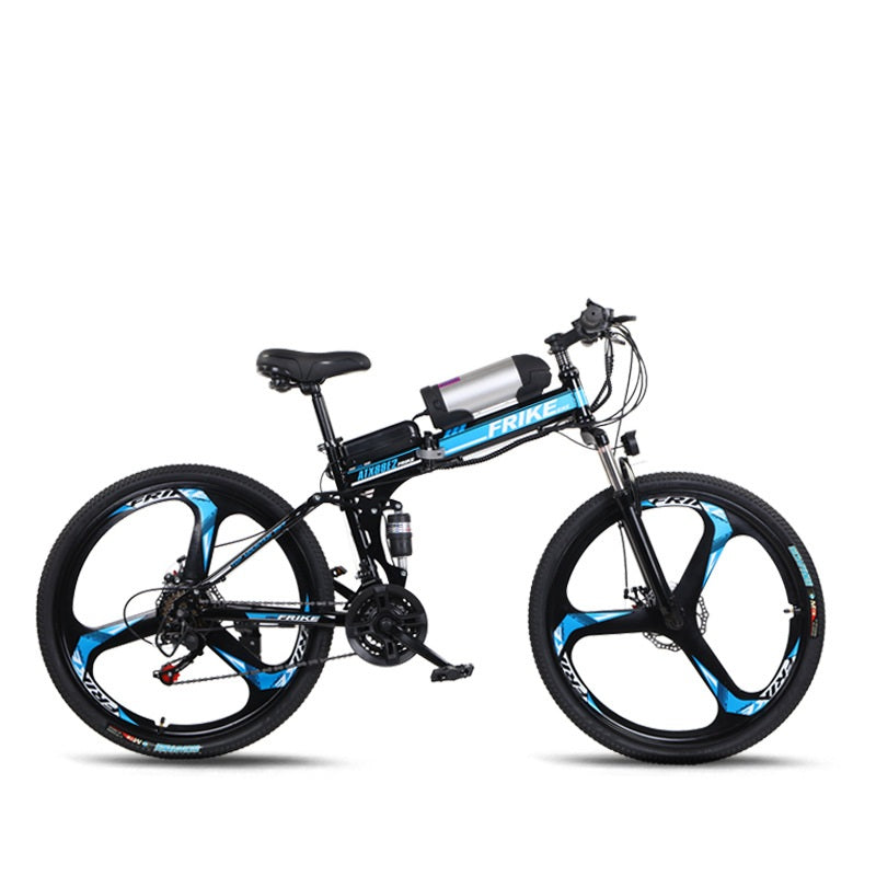 Folding Full Suspension Mountain One Piece Wheels Electric Bike FD02