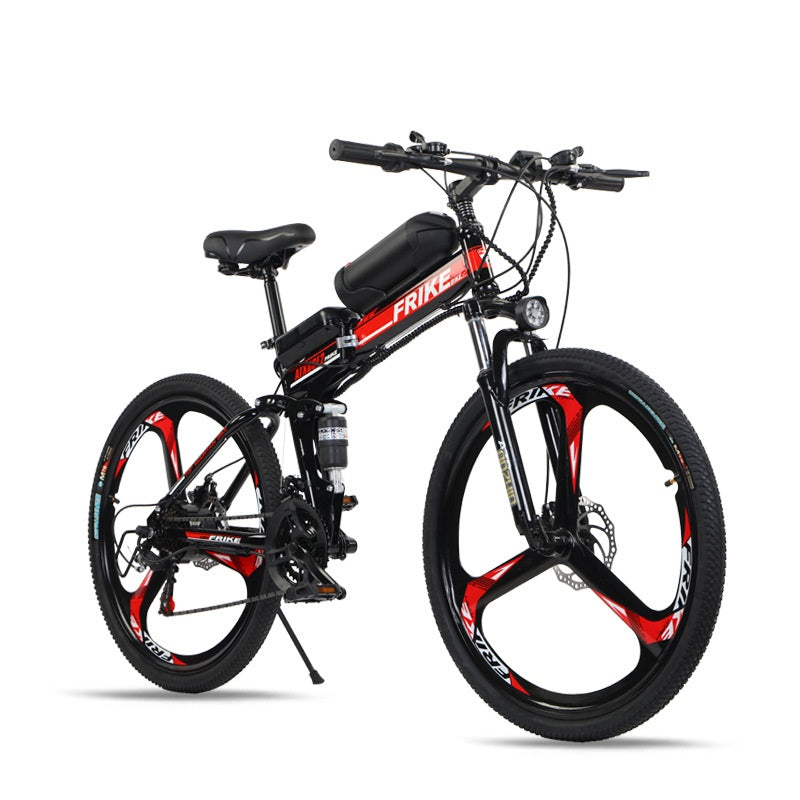 Folding Full Suspension Mountain One Piece Wheels Electric Bike FD02