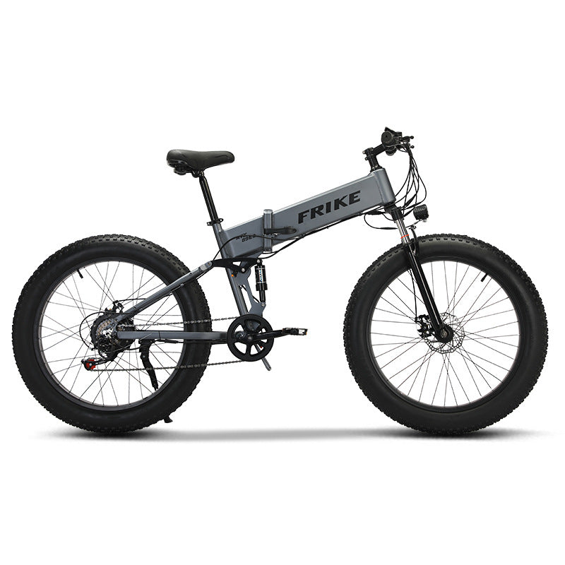 Folding Full Suspension Fat Tire Mountain Electric Bike FD01