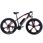Fat Tire Mountain One Piece Wheels Electric Bike FT04