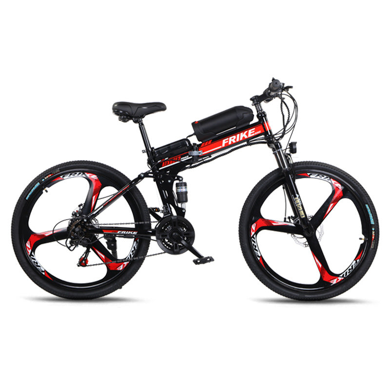 Folding Full Suspension Mountain One Piece Wheels Electric Bike FD02