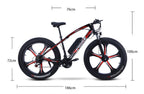 Fat Tire Mountain One Piece Wheels Electric Bike FT04
